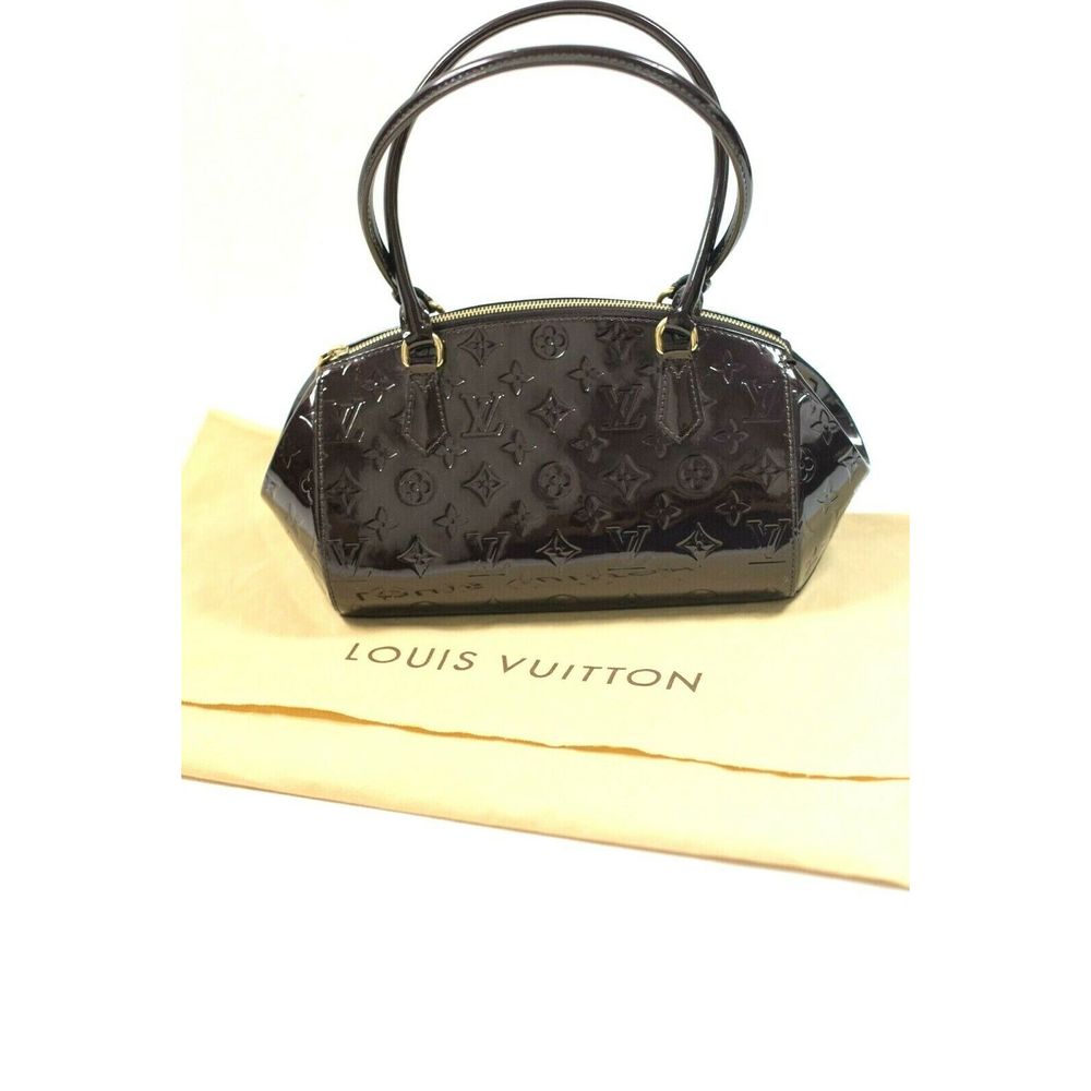 Louis Vuitton Red GM Vernis Sherwood Amarante Bag